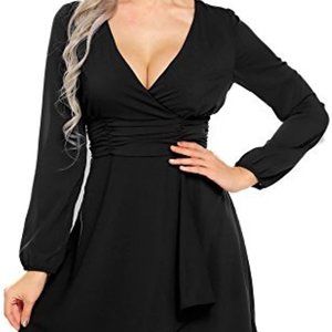 Meaveor Black Swing Dress Size S